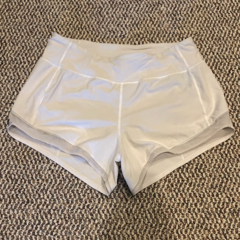 White Lululemon Shorts